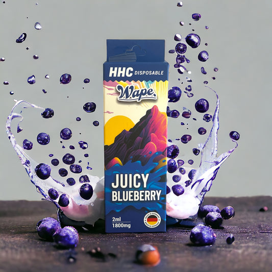 Wape - HHC Vape - 95 % - 2ml - Juicy Blueberry