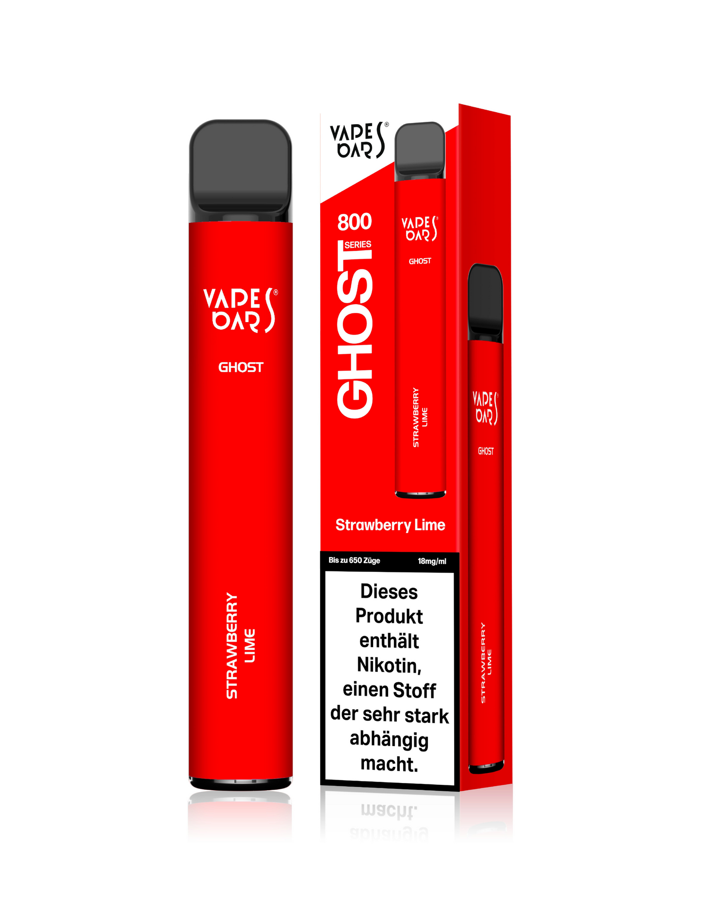 Vape Bars - Ghost 800 - Strawberry Lime