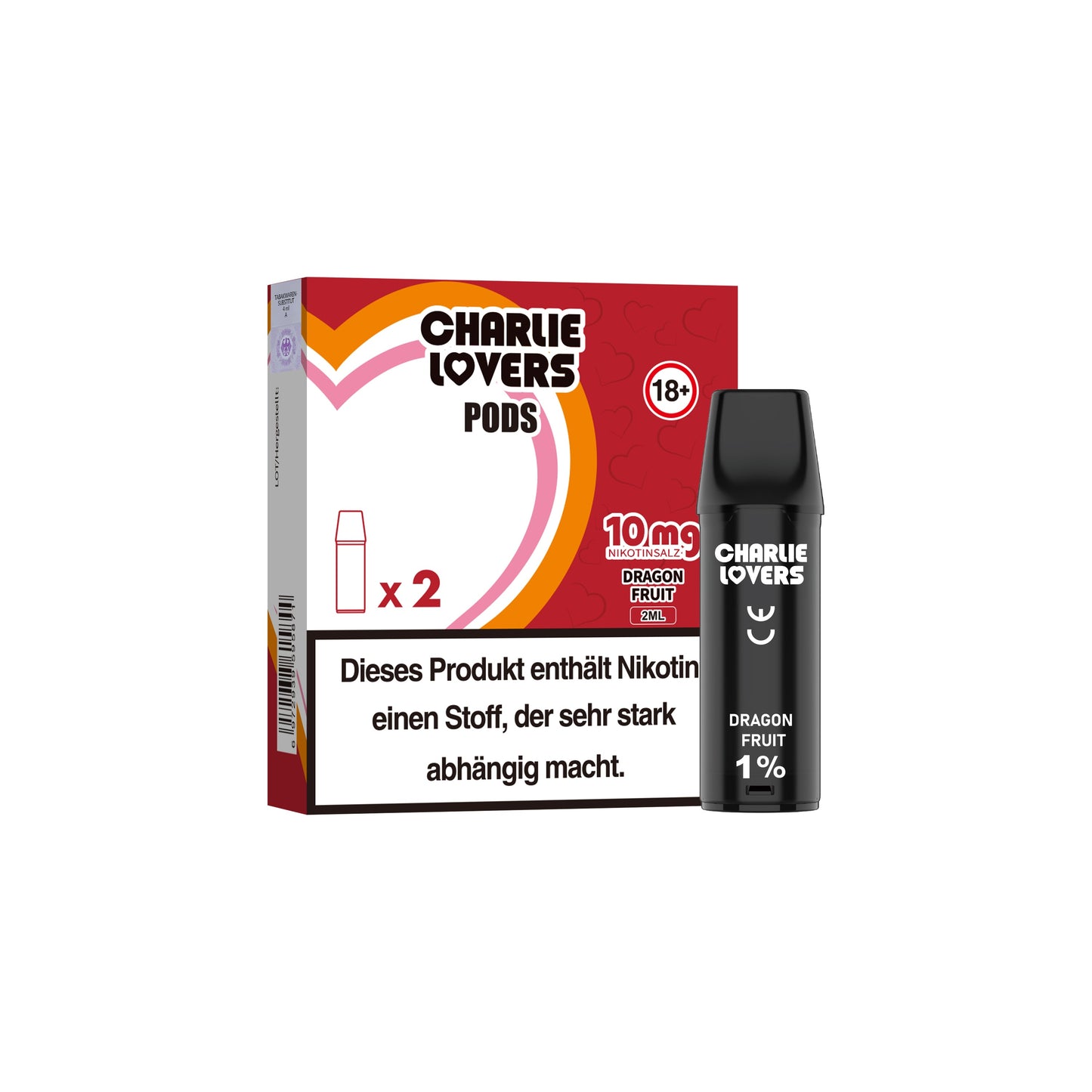 CHARLIE LOVERS PODS - 10MG & 20MG - 2ER PACK