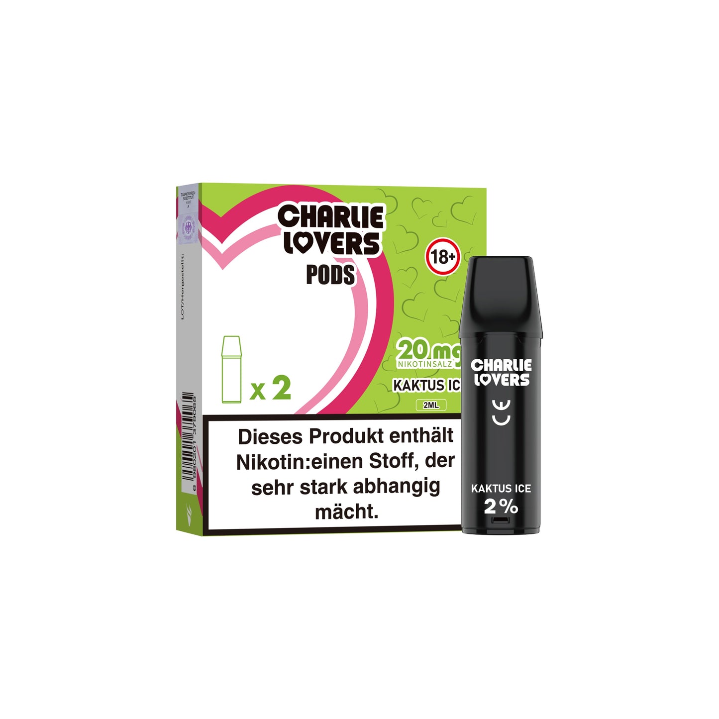 CHARLIE LOVERS PODS - 10MG & 20MG - 2ER PACK